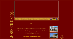 Desktop Screenshot of hoteljosecruz.com